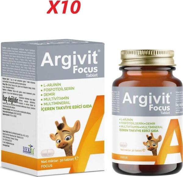Argivit Focus 30 Tablet 10 Adet - Image 1