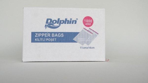 Dolphin Kilitli Poşet 11Cm X 14Cm - 1000 Adet - Image 1