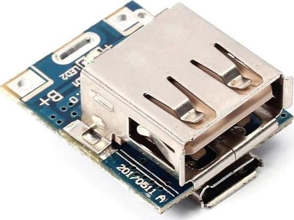 Powerbank Devresi - Lityum Pil Şarj - 5V 1A USB Boost Modül Lion - Image 1