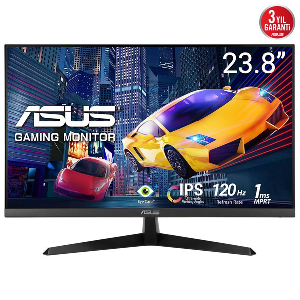 Asus VY249HGR 23.8" 1 ms Full HD IPS 120 Hz Oyuncu Monitörü - Image 1