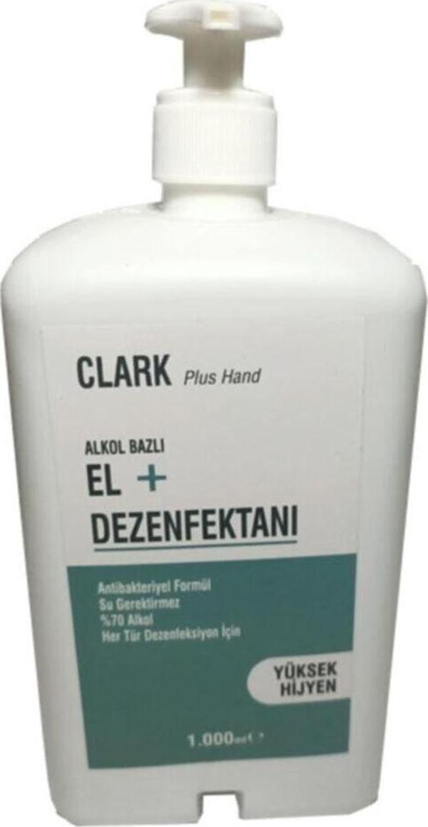 Clark Plus Hand Alkol Bazlı El Dezenfektanı 1000Ml - Image 1
