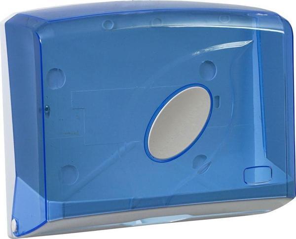 Üçtem Plastik Awion Z Katlı Kağıt Havlu Dispenseri, Küçük Şeffaf - Image 1