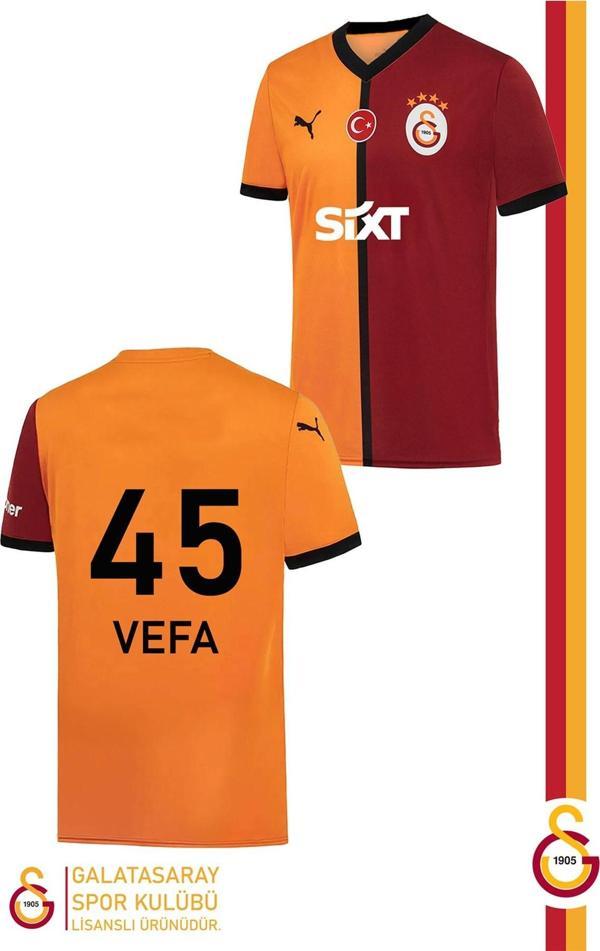 Galatasaray Orijinal 2024/2025 Parçalı İç Saha Taraftar İsme Özel Forma - Image 1