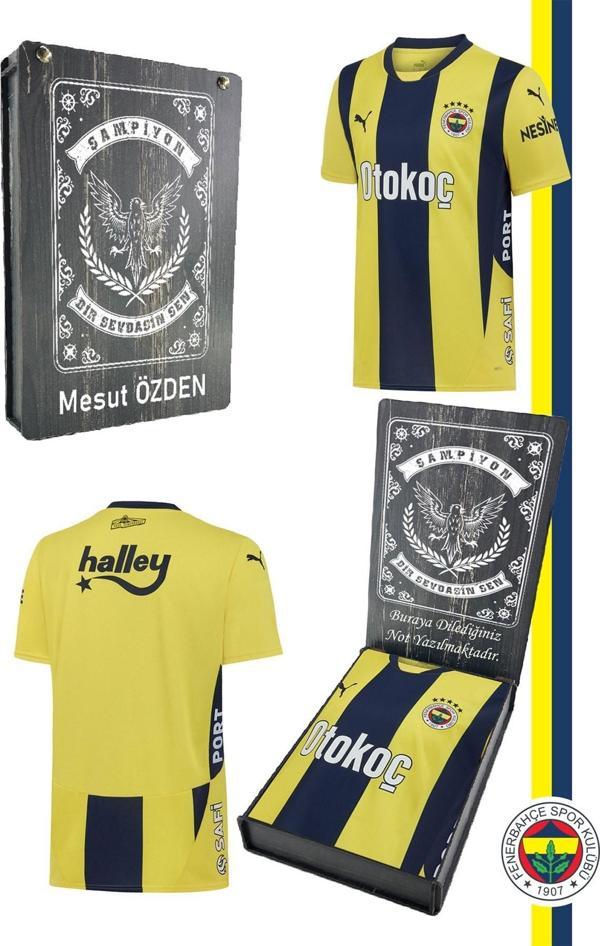 Fenerbahçe Orijinal Lisanslı Unisex 2024-2025 Yeni Sezon Sarı Lacivert Çubuklu Forma  - Image 1