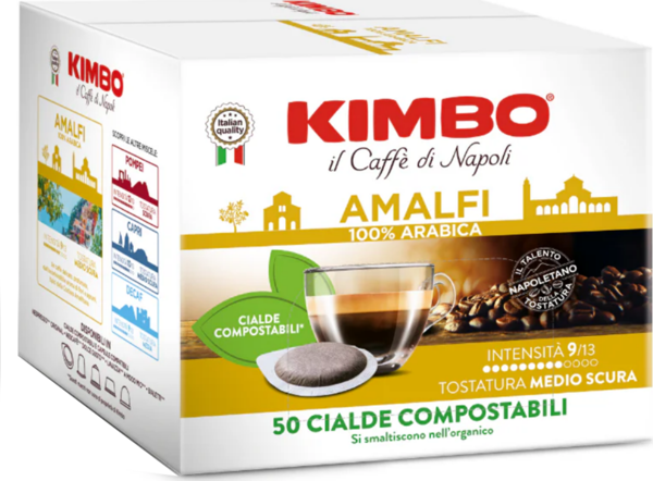Cialde Amalfi 100% Arabica Yassı Pod Uyumlu Kapsül Kahve (50’li Kutuda) - Image 1