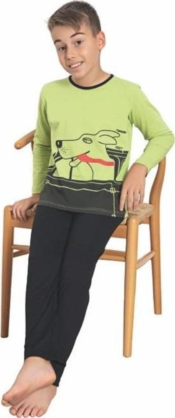 Donex Erkek Çocuk Uzun Kollu Pijama Takımı 513 - Image 1