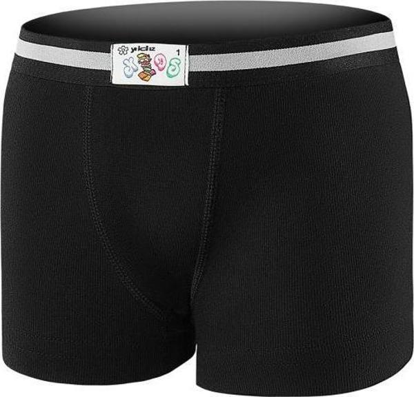 12 Adet Yıldız Erkek Çocuk Ribana Boxer Siyah 29 - Image 1