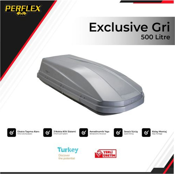 PORT BAGAJ 500 LT EXCLUSIVE GRİ CIFT AÇILIR - Image 1