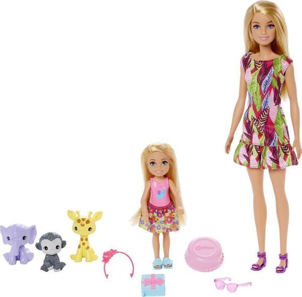 Barbie ve Chelsea Kayıp Doğum Günü GTM82 Oyun Seti, Hayvan Figürleri ve Aksesuarları ile, 3-7 Yaş Arası Kızlar İçin - Image 1