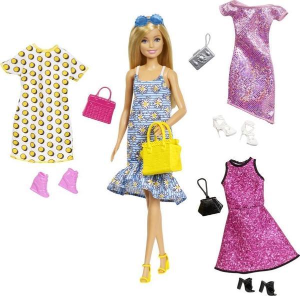 Barbie'nin Kıyafet Kombinleri Oyun Seti, 4 Farklı Kombin ve Aksesuar GDJ40 - Image 1