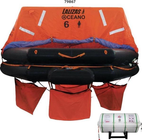 LALIZAS Cansalı SOLAS OCEANO,Throw-overboard Type,16 prs,kanister (A) - Image 1