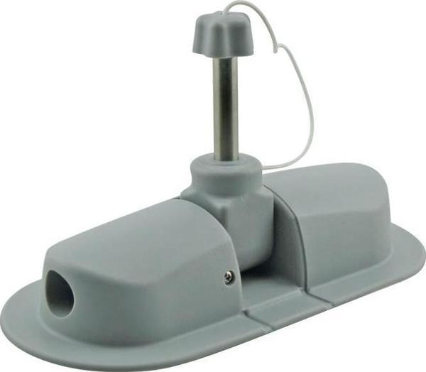 Lalizas Rowlock Socket with metal pin, Grey - Image 1