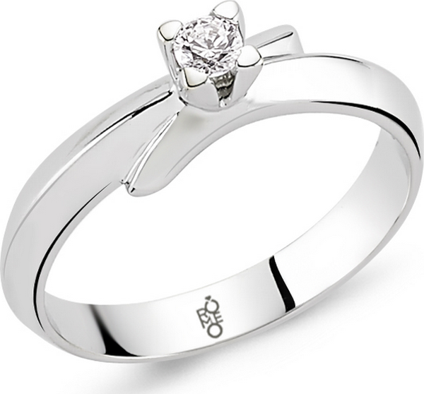 Romeo Pırlanta 0.21 Ct Tektaş Yüzük RM20055 - Image 1