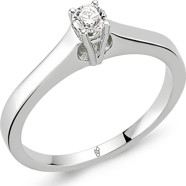 Romeo Pırlanta 0.25 Ct Tektaş Yüzük RM25030 - Image 1