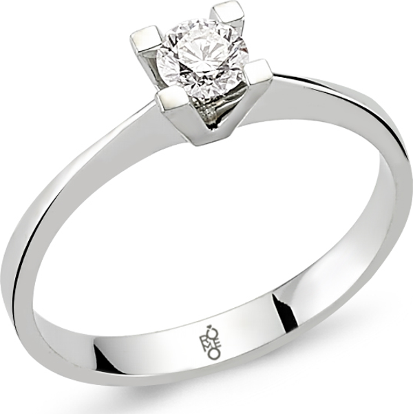 Romeo Pırlanta 0.25 Ct Tektaş Yüzük RM25031 - Image 1