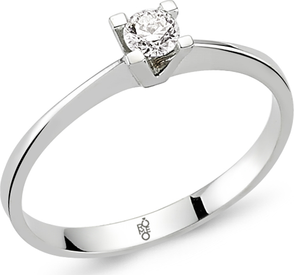 Romeo Pırlanta 0.25 Ct Tektaş Yüzük RM25038 - Image 1