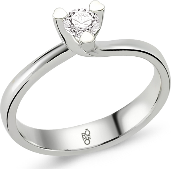 Romeo Pırlanta 0.25 Ct Tektaş YüzükRM25040 - Image 1