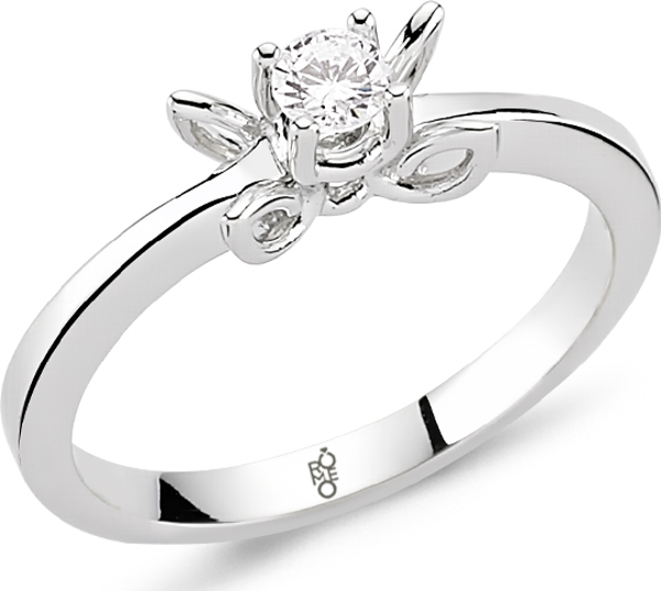 Romeo Pırlanta 0.25 Ct Tektaş Yüzük RM25056 - Image 1