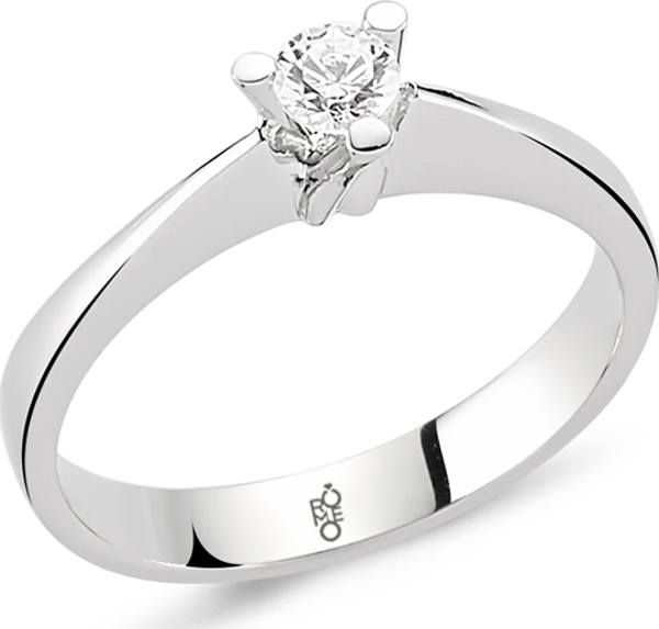 Romeo Pırlanta 0.24 Ct Tektaş Yüzük RM25061 - Image 1
