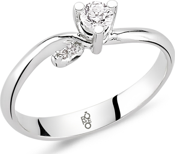 Romeo Pırlanta 0.25 Ct Tektaş Yüzük RM25069 - Image 1