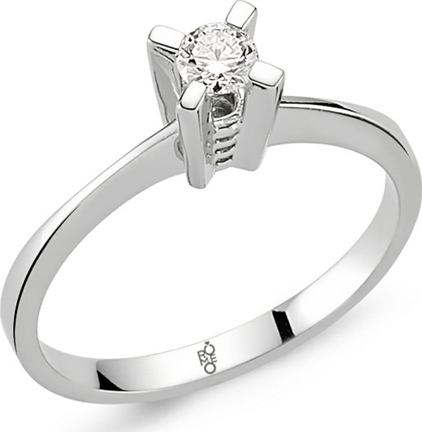 Romeo Pırlanta 0.14 Ct Tektaş Yüzük RM-10003 - Image 1