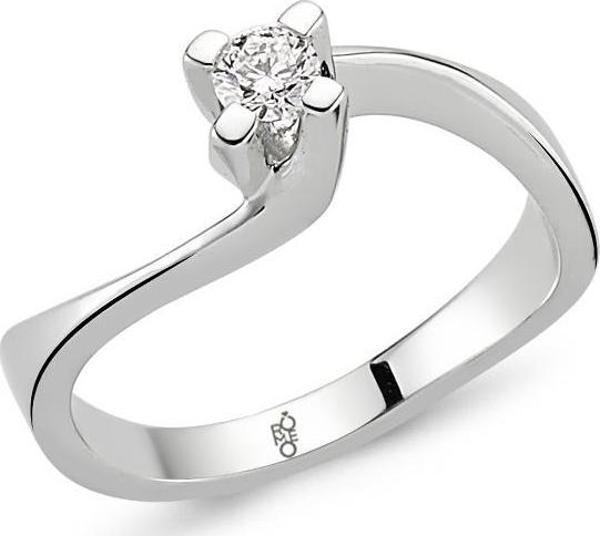 18 Ayar Altın 0.30 Ct Pırlanta Tektaş Yüzük RM30047 - Image 1