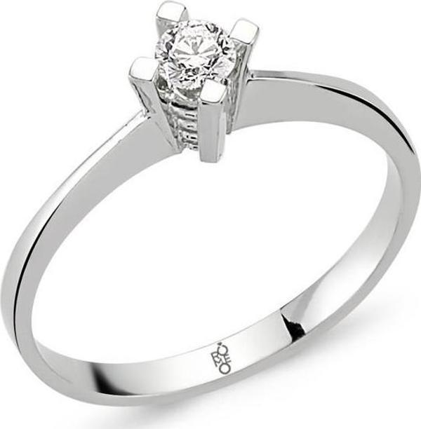 18 Ayar Altın 0.30 Ct Pırlanta Tektaş Yüzük RM30049 - Image 1