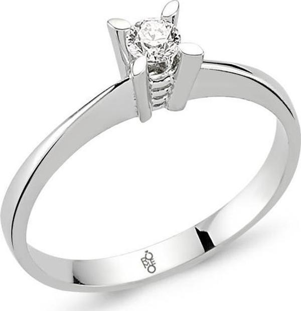 Romeo Pırlanta 0.18 Ct Tektaş Yüzük RM-10023 - Image 1