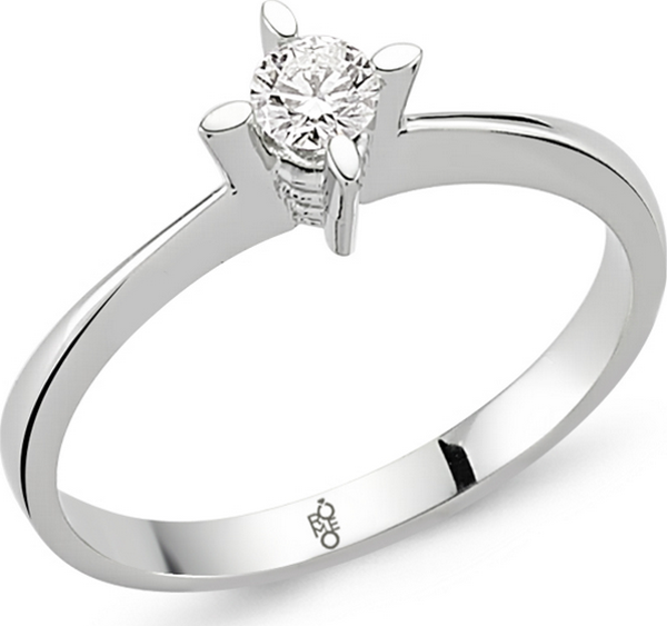 Romeo Pırlanta 0.18 Ct Tektaş Yüzük RM-10026 - Image 1