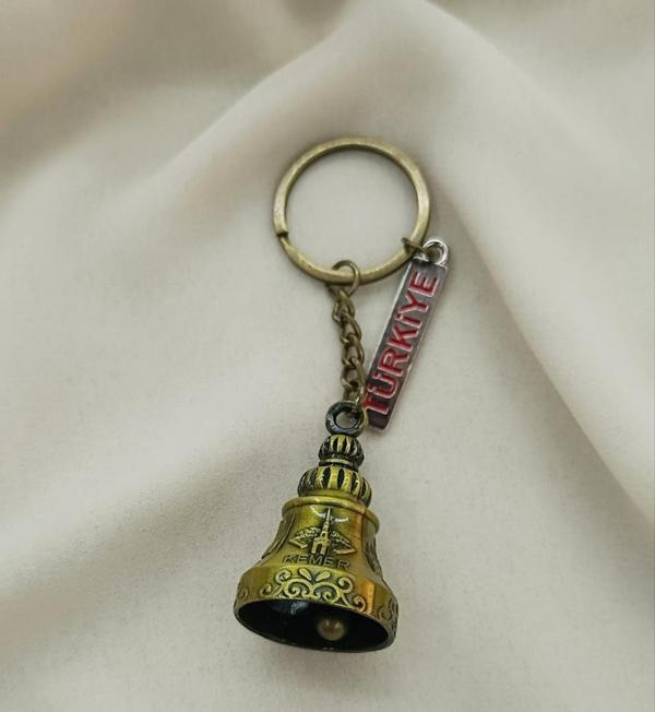 Anahtarlık Metal Zil Çan Tasarım Çanta Araba Cüzdan Süsü 17721   - Image 1