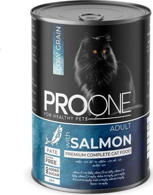 Pro One Adult Somonlu Yetişkin Kedi Konservesi 415 Gr (24 Adet) - Image 1