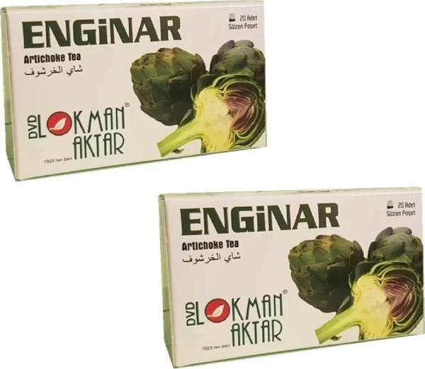 Enginar Çayı Süzen Poşet 20x2Gr, 2 Adet Lokman Aktar - Image 1