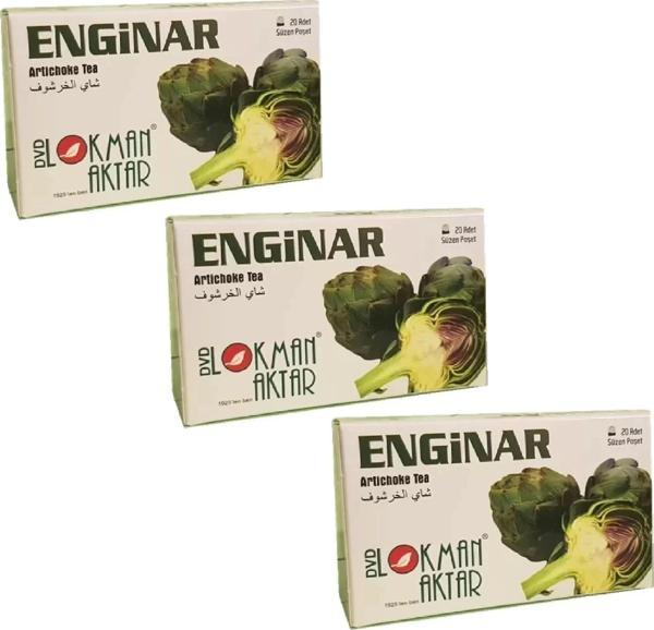 Enginar Çayı Süzen Poşet 20x2Gr, 3 AdetLokman Aktar - Image 1