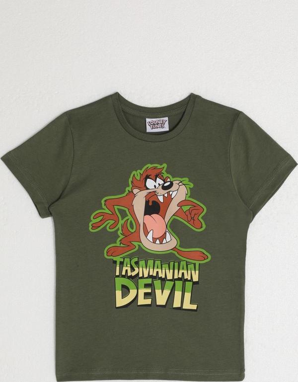 Looney Tunes L1583-2 Erkek Çocuk Tişört Haki - Image 1