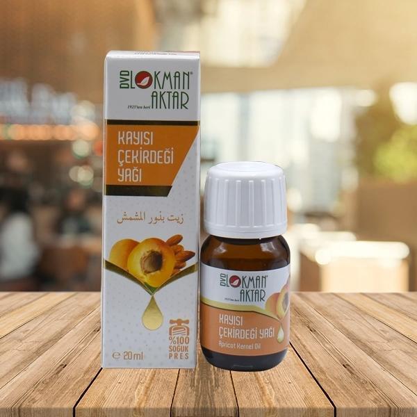 Kayısı Çekirdeği Yağı 20 ml, 2adet, Lokman Aktar - Image 1