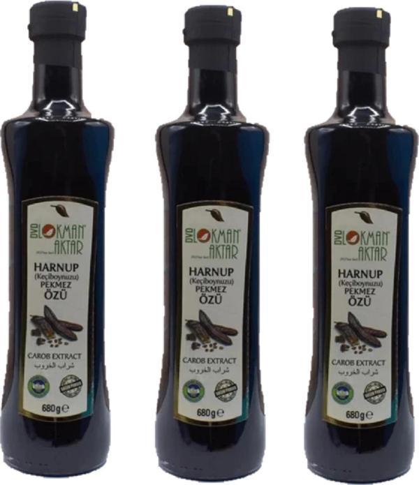 Keçiboynuzu Harnup Pekmez Özü 680 Gr, 3 Adet Lokman Aktar - Image 1