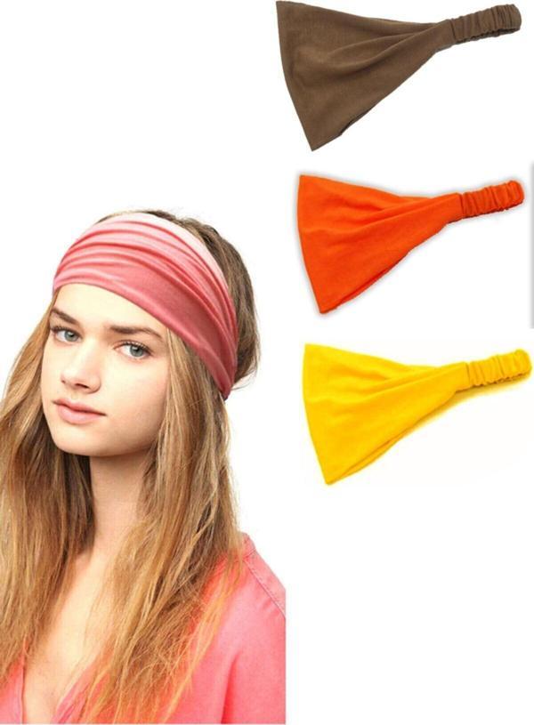 Bandana Paraşüt Lastikli Açık Sarı 3 Adet - Image 1