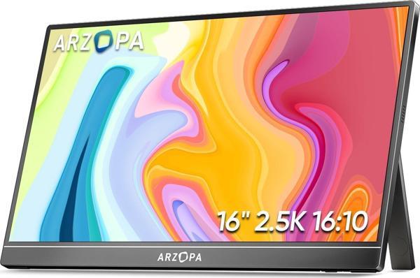 Arzopa Z1RC 16" 2.5K 60Hz IPS Parlak QHD Ekran Taşınabilir Monitör - Image 1