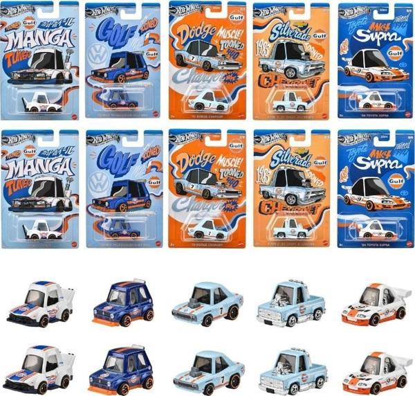 Hot Wheels Temalı Arabalar Özel Seri GDG44-977L 10'lu Set Tooned - Image 1
