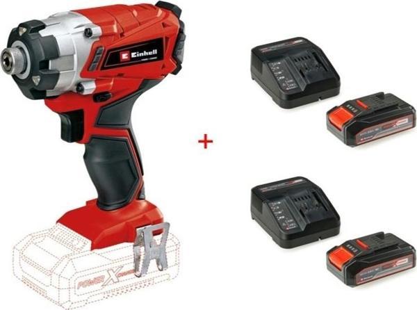 Einhell Te-Cı 18/1 Li - Solo Torklu Darbeli Matkap + 2 x 2.5 Ah Starter Kit Akü - Image 1