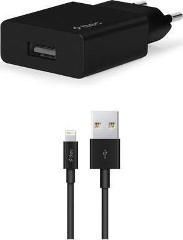 Ttec 2SCS20LS Smartcharger Seyahat Şarj Aleti 2.1A + Lightning Kablo Siyah - Image 1