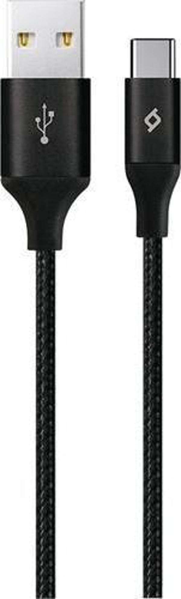 Ttec  2DK23S AlumiCable XL USB-A - USB-C Şarj Kablosu 2 metre Siyah - Image 1