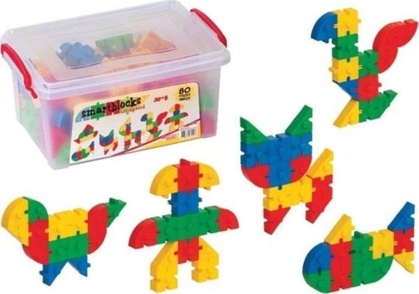 Çocuk Dede Smart Bloklar Küçük Boy 80 Parça - Image 1