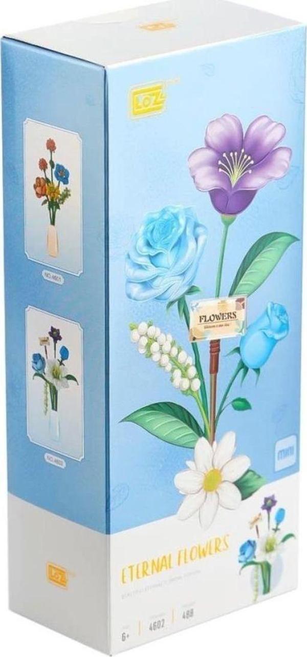Çiçek Blok Seti 488 Parça Eğitici ve Eğlenceli Yapı Blokları Çocuklar İçin - Image 1
