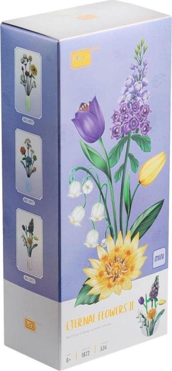 Çiçek Blok Seti 534 Parça Eğitici ve Yaratıcı Çocuklar İçin Blok Seti - Image 1
