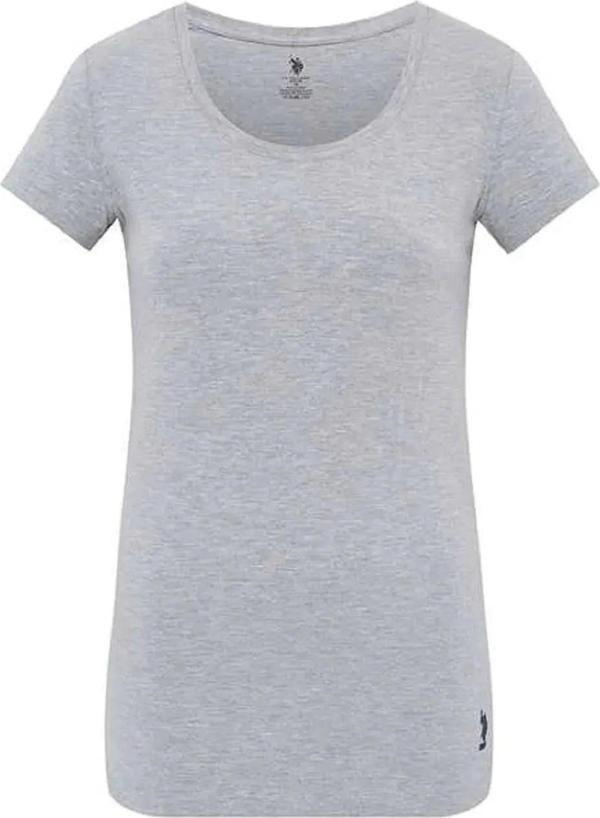 U.S. Polo Assn. Kadın Derin Yuvarlak Yaka T-shirt - Image 1
