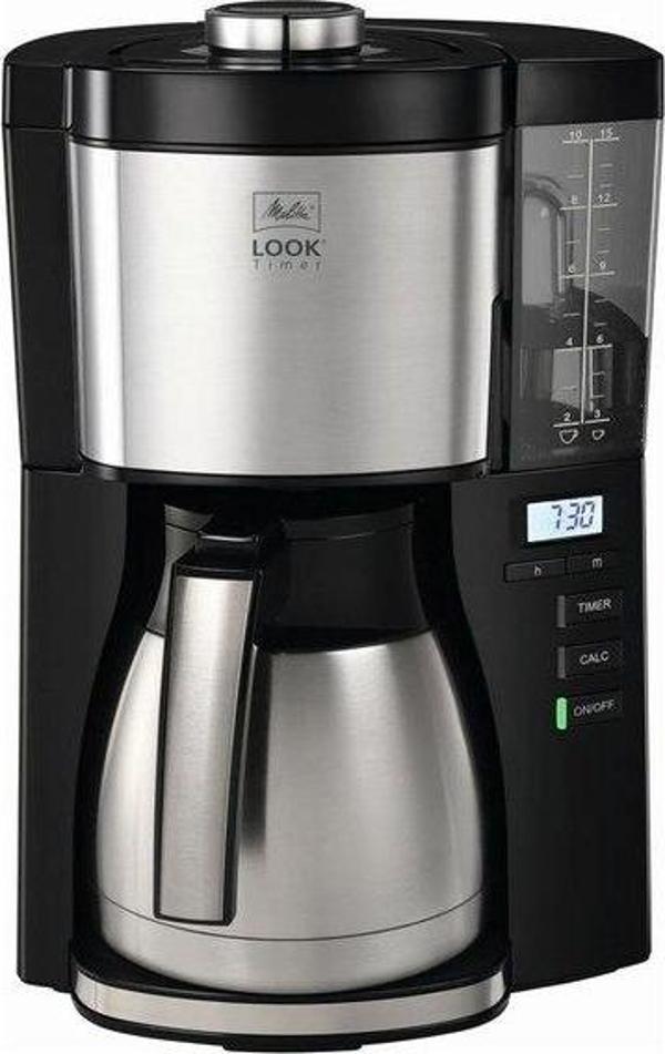 Melitta Look V Therm Tımer (Termoslu & Zaman Ayarlı) Filtre Kahve Makinesi Siyah - Image 1
