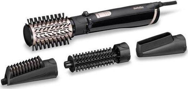 BaByliss Hair Rot 1000W Döner Fırçalı Hava Üflemeli Saç Şekillendirici (4 Aksesuar)-As200E Siyah - Image 1