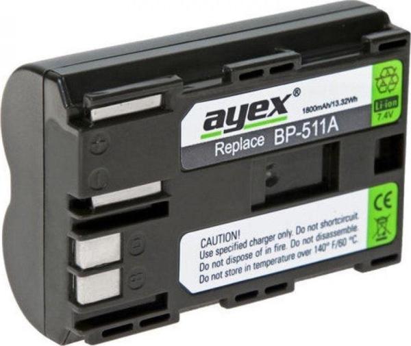 Ayex Canon 50D 40D 30D 20D İçin Bp-511A Batarya - Image 1