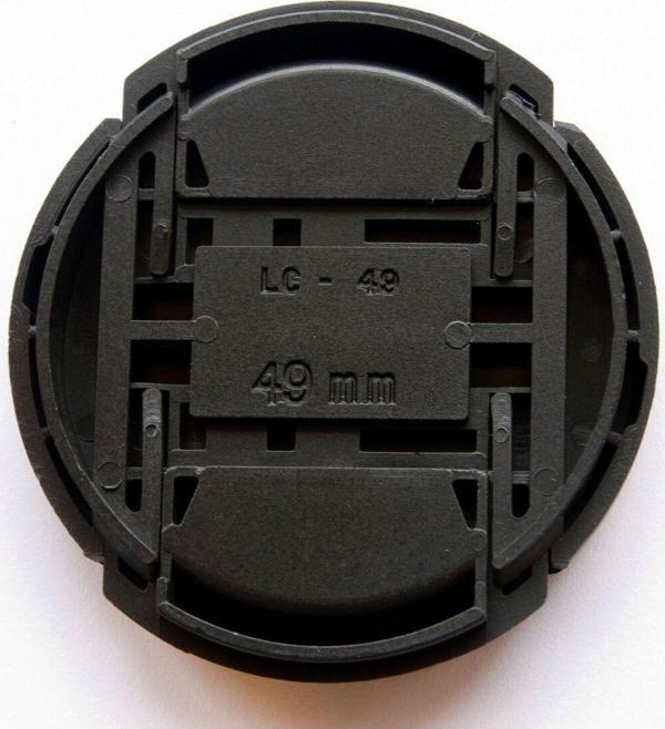 Lc 49Mm Canon Uyumlu Lens Kapağı, Objektif Kapağı Bağcıklı - Image 1